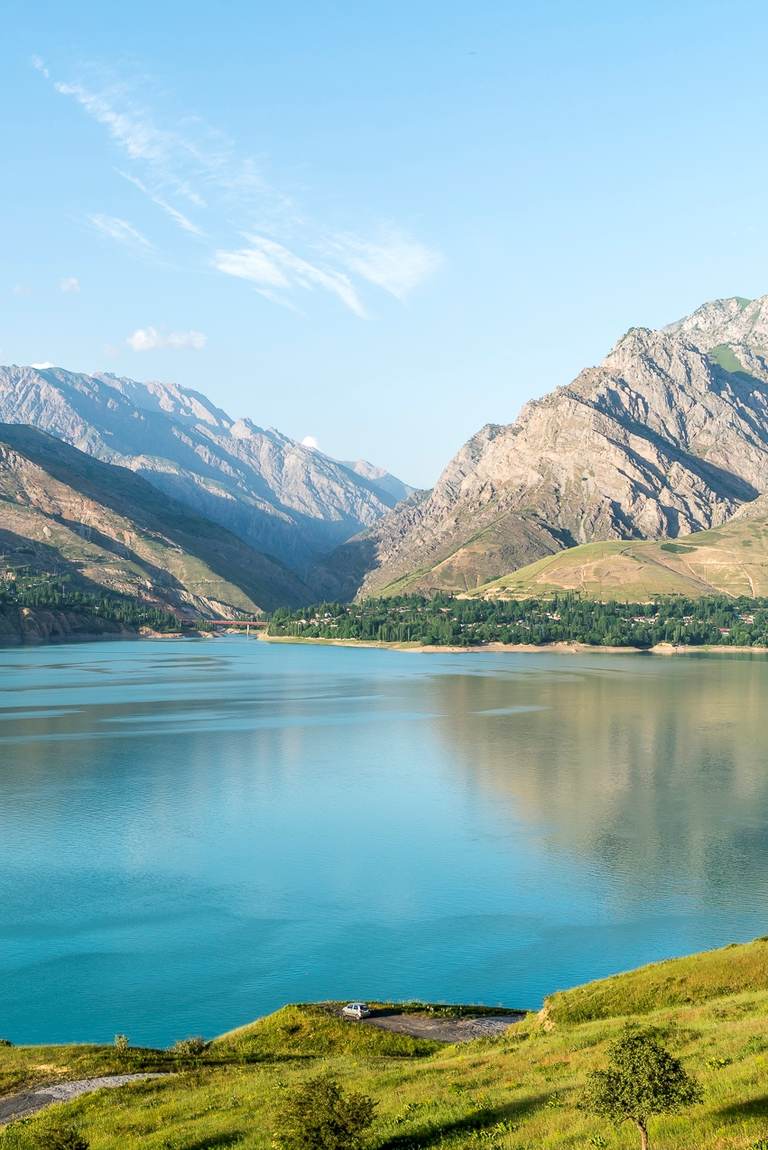 Mountains and lakes